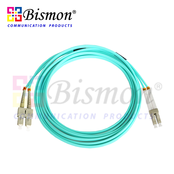 SC-LC-Patch-Cord-Fiber-optic-Duplex-Multi-Mode-50-125um-10GB-OM3-2-3-5-10-Meters